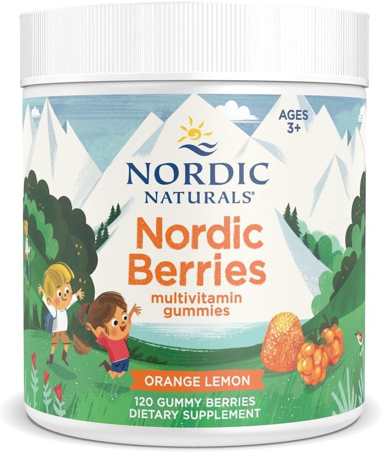 Nordic Naturals Nordic Berries, Citrus - 200 Gummy Berries