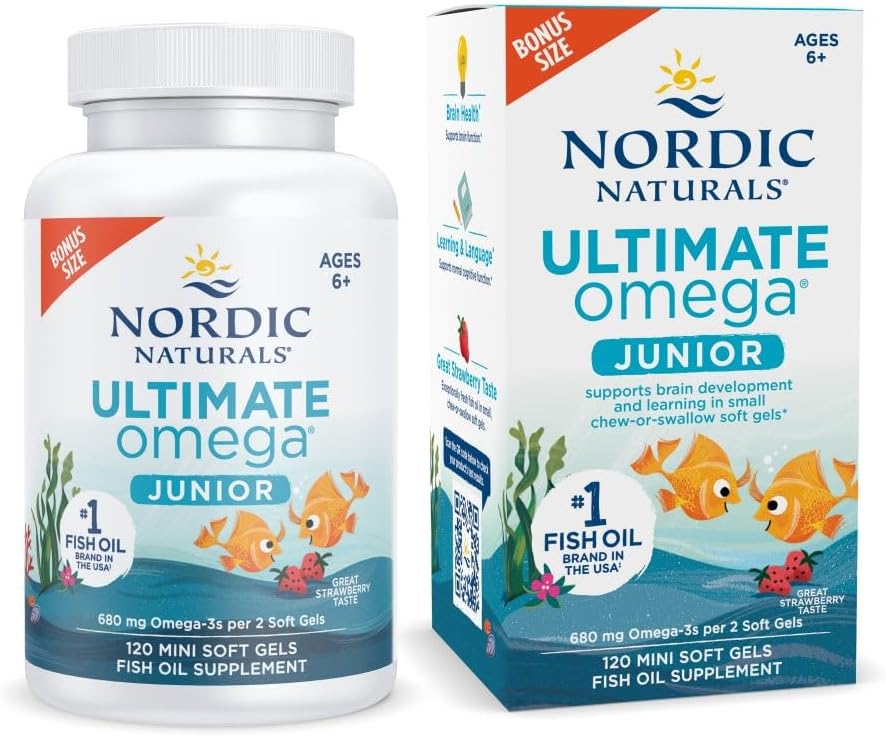 Nordic Naturals Ultimate Omega Jr., Strawberry